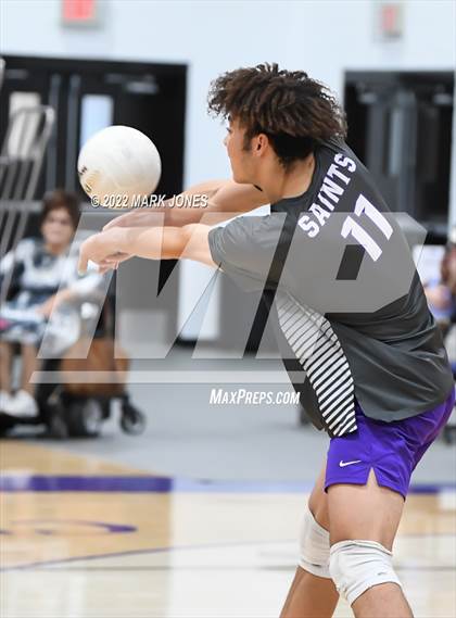 Thumbnail 2 in Notre Dame Prep @ Northwest Christian (Senior Night) photogallery.
