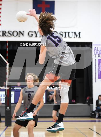 Thumbnail 3 in Notre Dame Prep @ Northwest Christian (Senior Night) photogallery.