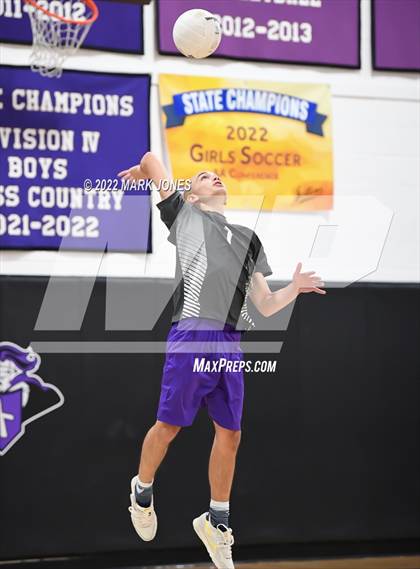 Thumbnail 2 in Notre Dame Prep @ Northwest Christian (Senior Night) photogallery.