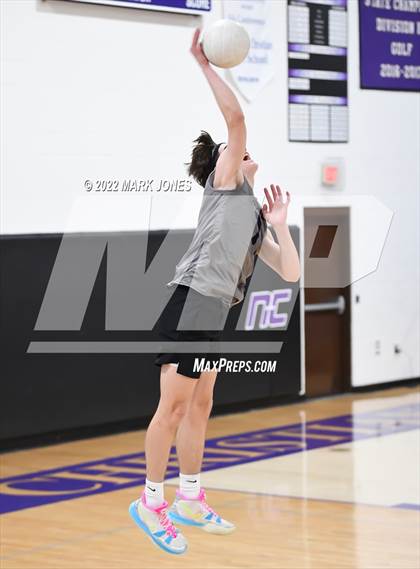 Thumbnail 2 in Notre Dame Prep @ Northwest Christian (Senior Night) photogallery.