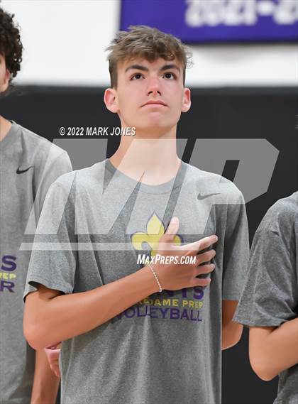 Thumbnail 1 in Notre Dame Prep @ Northwest Christian (Senior Night) photogallery.