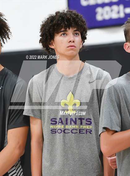 Thumbnail 2 in Notre Dame Prep @ Northwest Christian (Senior Night) photogallery.
