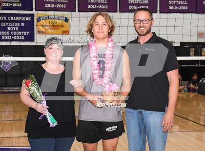 Thumbnail 2 in Notre Dame Prep @ Northwest Christian (Senior Night) photogallery.
