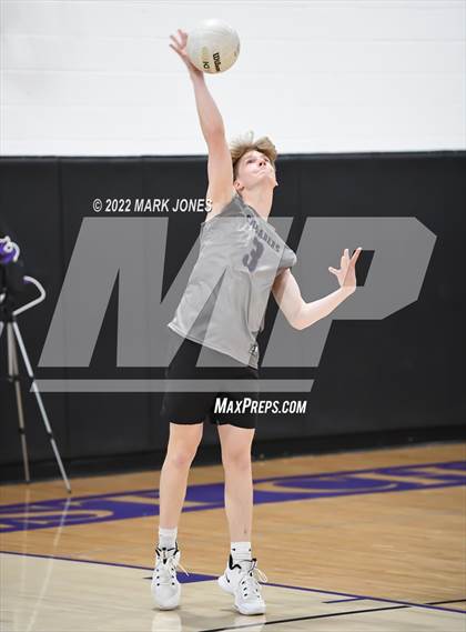Thumbnail 2 in Notre Dame Prep @ Northwest Christian (Senior Night) photogallery.