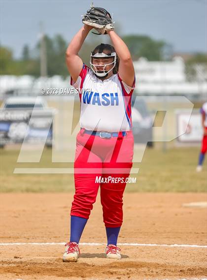 Thumbnail 1 in West Delaware vs Washington (West Delaware Invitational) photogallery.