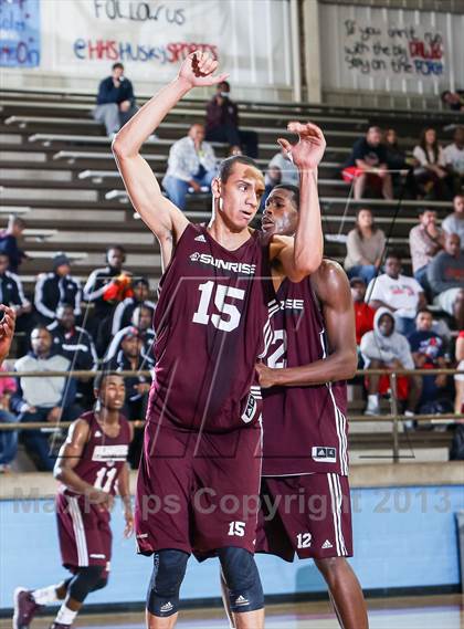 Thumbnail 3 in Kimball [Justin F.] vs. Sunrise Christian Academy (Elite 14 Tournament) photogallery.