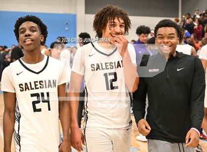 Thumbnail 2 in Archbishop Riordan @ Salesian College Preparatory (CIF NorCal Regional Open Final) photogallery.