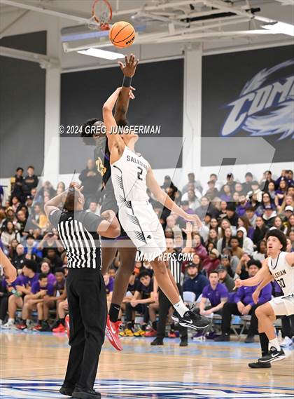 Thumbnail 2 in Archbishop Riordan @ Salesian College Preparatory (CIF NorCal Regional Open Final) photogallery.