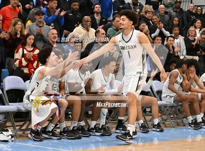 Thumbnail 3 in Archbishop Riordan @ Salesian College Preparatory (CIF NorCal Regional Open Final) photogallery.