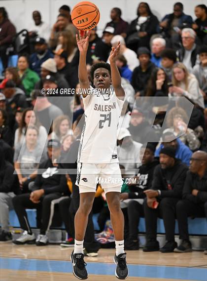 Thumbnail 2 in Archbishop Riordan @ Salesian College Preparatory (CIF NorCal Regional Open Final) photogallery.