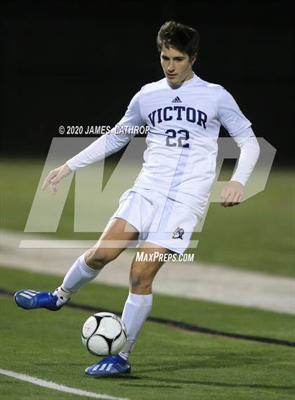 Thumbnail 2 in Victor @ Penfield (NYSPHSAA Section 5 Class AA Semifinal) photogallery.