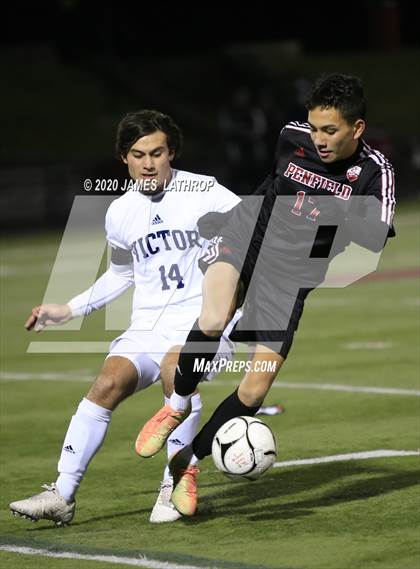 Thumbnail 1 in Victor @ Penfield (NYSPHSAA Section 5 Class AA Semifinal) photogallery.