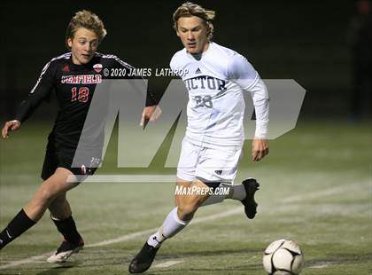 Thumbnail 3 in Victor @ Penfield (NYSPHSAA Section 5 Class AA Semifinal) photogallery.