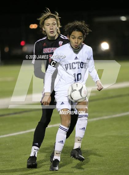 Thumbnail 1 in Victor @ Penfield (NYSPHSAA Section 5 Class AA Semifinal) photogallery.