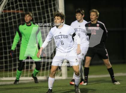 Thumbnail 2 in Victor @ Penfield (NYSPHSAA Section 5 Class AA Semifinal) photogallery.