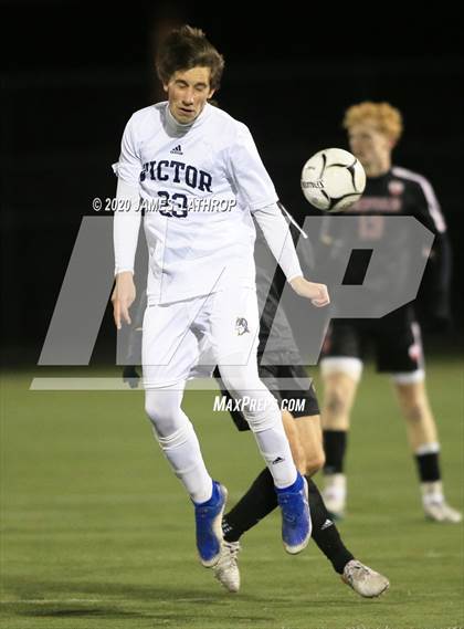 Thumbnail 2 in Victor @ Penfield (NYSPHSAA Section 5 Class AA Semifinal) photogallery.