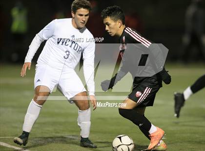 Thumbnail 3 in Victor @ Penfield (NYSPHSAA Section 5 Class AA Semifinal) photogallery.