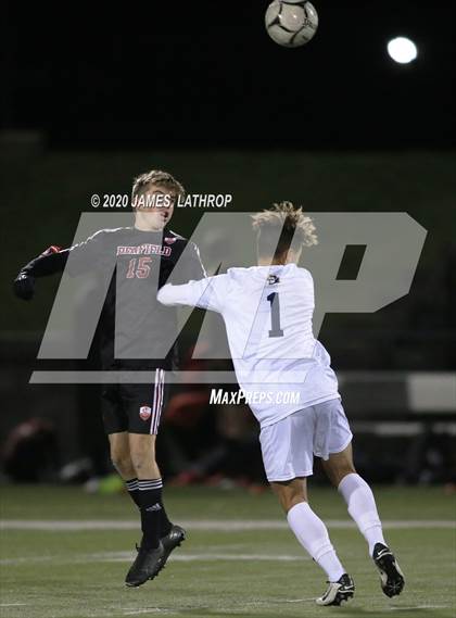 Thumbnail 3 in Victor @ Penfield (NYSPHSAA Section 5 Class AA Semifinal) photogallery.
