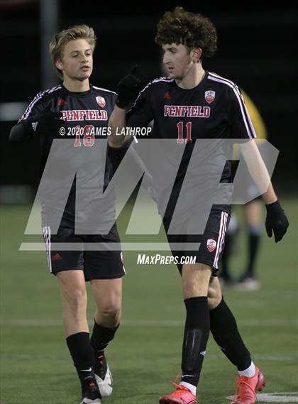 Thumbnail 1 in Victor @ Penfield (NYSPHSAA Section 5 Class AA Semifinal) photogallery.