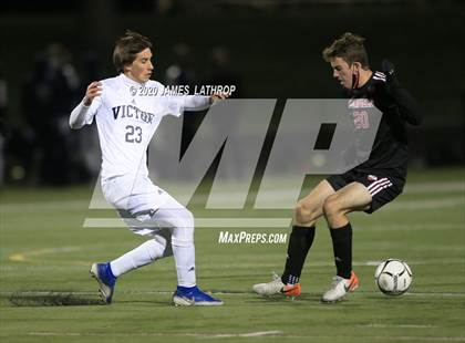 Thumbnail 2 in Victor @ Penfield (NYSPHSAA Section 5 Class AA Semifinal) photogallery.