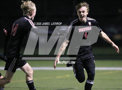 Thumbnail 3 in Victor @ Penfield (NYSPHSAA Section 5 Class AA Semifinal) photogallery.