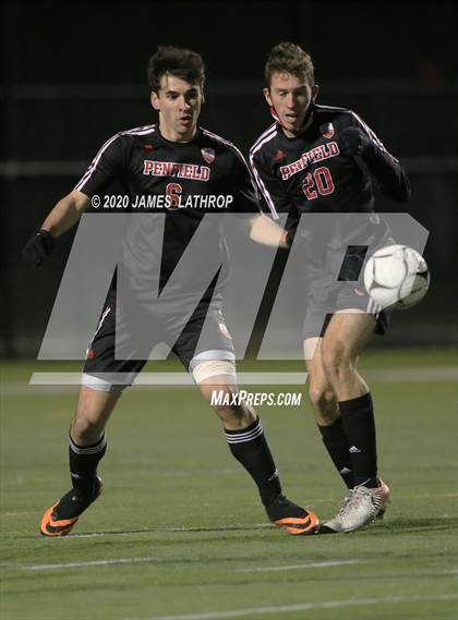 Thumbnail 3 in Victor @ Penfield (NYSPHSAA Section 5 Class AA Semifinal) photogallery.