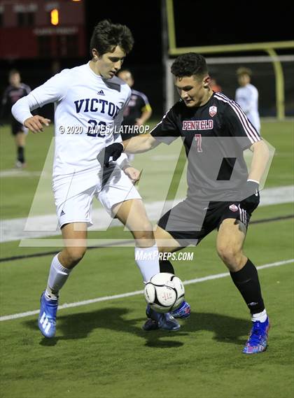 Thumbnail 3 in Victor @ Penfield (NYSPHSAA Section 5 Class AA Semifinal) photogallery.
