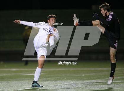Thumbnail 3 in Victor @ Penfield (NYSPHSAA Section 5 Class AA Semifinal) photogallery.