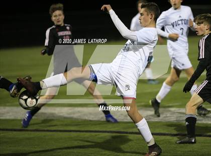 Thumbnail 3 in Victor @ Penfield (NYSPHSAA Section 5 Class AA Semifinal) photogallery.