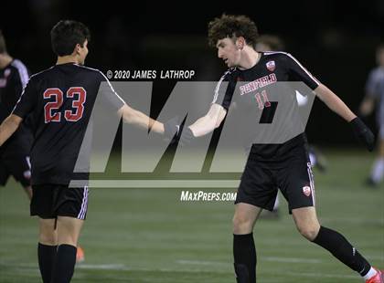 Thumbnail 2 in Victor @ Penfield (NYSPHSAA Section 5 Class AA Semifinal) photogallery.