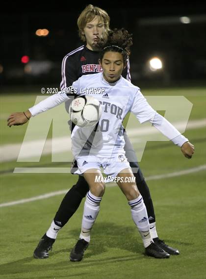 Thumbnail 2 in Victor @ Penfield (NYSPHSAA Section 5 Class AA Semifinal) photogallery.