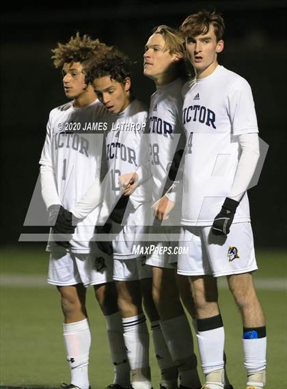 Thumbnail 2 in Victor @ Penfield (NYSPHSAA Section 5 Class AA Semifinal) photogallery.