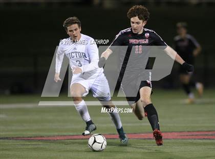 Thumbnail 3 in Victor @ Penfield (NYSPHSAA Section 5 Class AA Semifinal) photogallery.