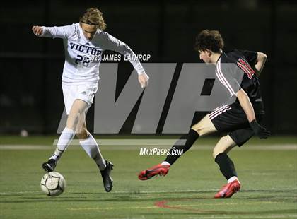 Thumbnail 2 in Victor @ Penfield (NYSPHSAA Section 5 Class AA Semifinal) photogallery.