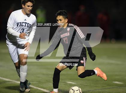Thumbnail 1 in Victor @ Penfield (NYSPHSAA Section 5 Class AA Semifinal) photogallery.