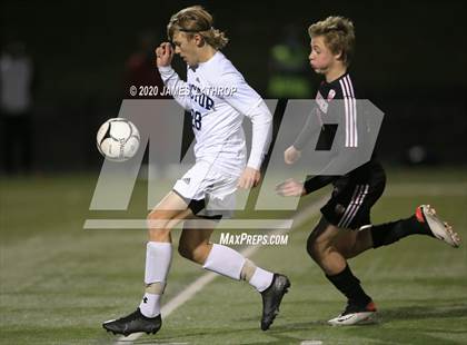 Thumbnail 3 in Victor @ Penfield (NYSPHSAA Section 5 Class AA Semifinal) photogallery.