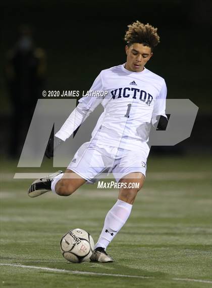 Thumbnail 3 in Victor @ Penfield (NYSPHSAA Section 5 Class AA Semifinal) photogallery.