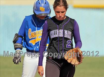 Thumbnail 1 in College Park @ Newark Memorial (CIF NCS D2 Playoffs) photogallery.