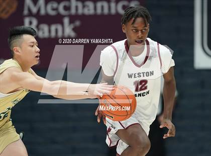 Thumbnail 2 in Weston Ranch vs. Moreau Catholic (MaxPreps MLK Classic) photogallery.