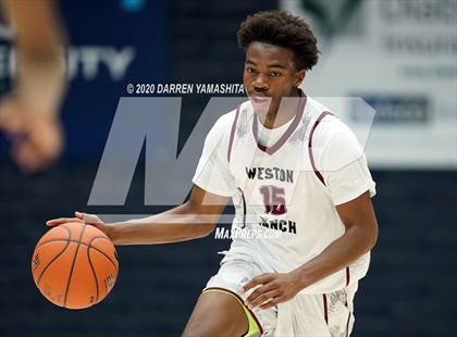 Thumbnail 2 in Weston Ranch vs. Moreau Catholic (MaxPreps MLK Classic) photogallery.