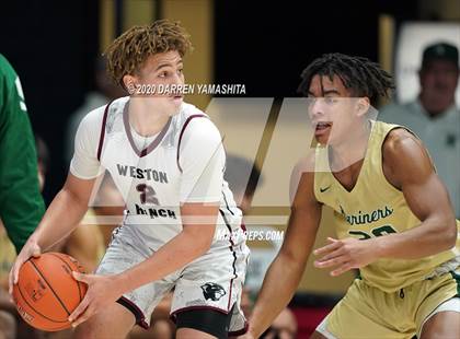 Thumbnail 2 in Weston Ranch vs. Moreau Catholic (MaxPreps MLK Classic) photogallery.