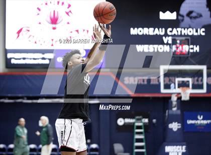 Thumbnail 2 in Weston Ranch vs. Moreau Catholic (MaxPreps MLK Classic) photogallery.