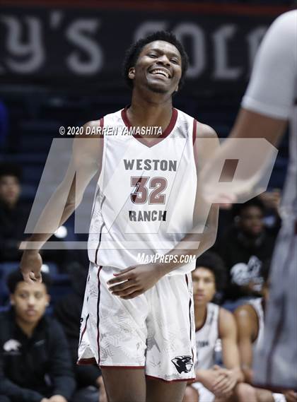 Thumbnail 3 in Weston Ranch vs. Moreau Catholic (MaxPreps MLK Classic) photogallery.