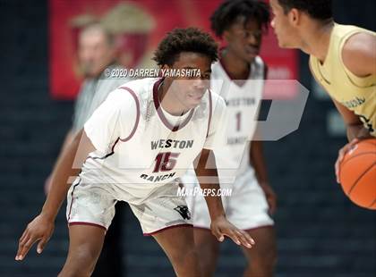 Thumbnail 3 in Weston Ranch vs. Moreau Catholic (MaxPreps MLK Classic) photogallery.