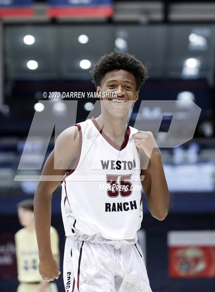Thumbnail 2 in Weston Ranch vs. Moreau Catholic (MaxPreps MLK Classic) photogallery.