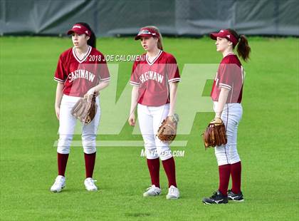 Thumbnail 3 in Stevens [John Paul] vs Saginaw (NISD Softball Tournament) photogallery.