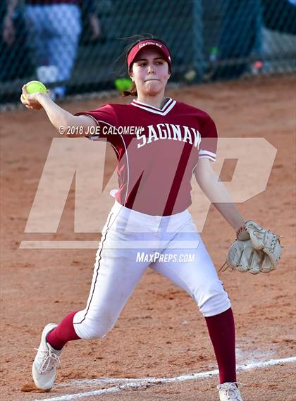 Thumbnail 2 in Stevens [John Paul] vs Saginaw (NISD Softball Tournament) photogallery.