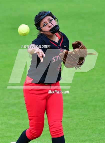 Thumbnail 2 in Stevens [John Paul] vs Saginaw (NISD Softball Tournament) photogallery.