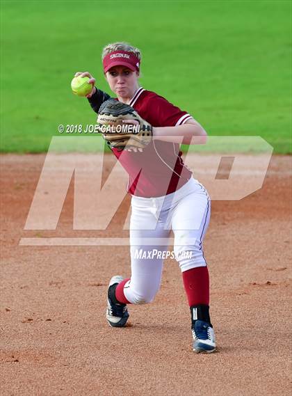 Thumbnail 3 in Stevens [John Paul] vs Saginaw (NISD Softball Tournament) photogallery.
