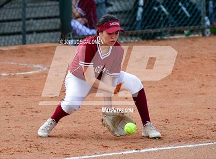 Thumbnail 3 in Stevens [John Paul] vs Saginaw (NISD Softball Tournament) photogallery.